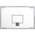 Picture of Jaypro 72"W x 48"H Tempered Glass Rectangular Backboard