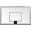 Picture of Jaypro 36" x 60" Titan Replacement Tempered Glass Rectangular Backboard