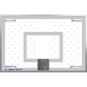 Picture of Jaypro 54"W x 36"H Perforated Poly-Carbonate Rectangle Backboard