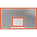 Picture of Jaypro 72"W x 42"H Perforated Aluminum Rectangular Outdoor Backboard