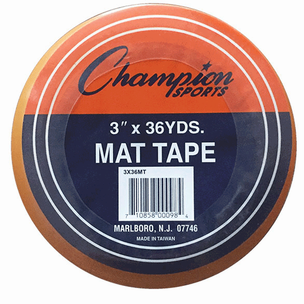 Champion Sports 2X36FTBK 2 in. x 36 Yards Vinyl Floor Tape Black
