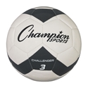 Picture of Champion Sports Challenger Soccer Ball Size 3 Black/White