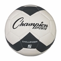 Picture of Champion Sports Challenger Soccer Ball Size 5 Black/White