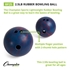 Picture of Champion Sports Rubber Bowling Balls