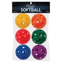 Picture of Champion Sports Plastic Softball Set Of 6 PLSBSET