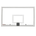 Picture of First Team 42"X72" PowerHouse Tempered Glass Backboard