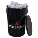 Picture of BSN Bucket with White Lacrosse Balls
