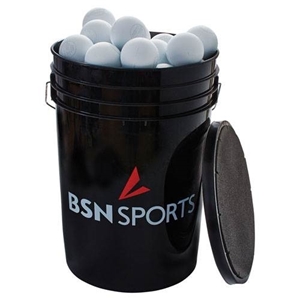 Picture of BSN Bucket with White Lacrosse Balls