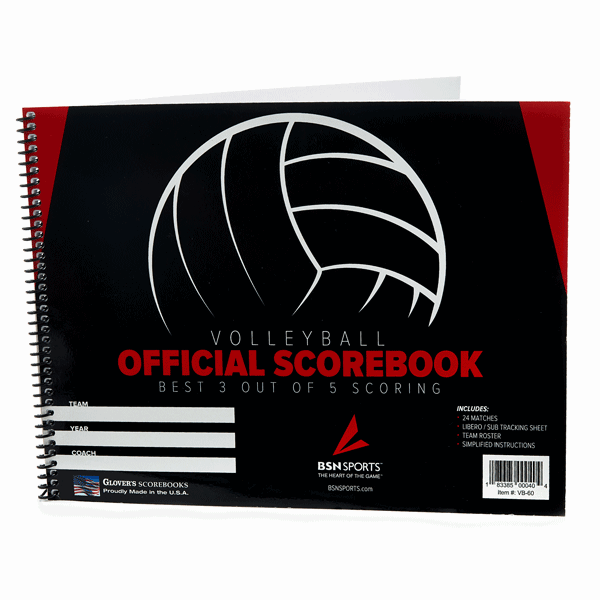 Glovers Volleyball Scorebook Sports Facilities Group Inc 