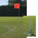 Picture of BSN Alumagoal Flexible Corner Flags w/Poles - 60"H