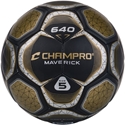 Picture of Champro Maverick Soccer Ball Black, Vegas Gold SB640