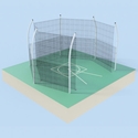 Picture of Jaypro Discus Cage with Cage & Barrier Net