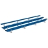 Picture of Jaypro 3 Row Double Foot Plank All Aluminum Powder Coated Bleachers
