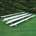 Picture of Jaypro 4 Row Single Foot Plank All Aluminum Bleachers
