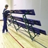 Picture of Jaypro 4 Row Single Foot Plank All Aluminum Powder Coated Bleachers
