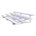 Picture of Jaypro 4 Row Double Foot Plank All Aluminum Bleachers