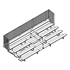 Picture of Jaypro 21 ft. 5 Row Double Foot Plank with Guard Rail & Aisle