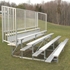 Picture of Jaypro 5 Row Single Foot Plank with Guard Rail Bleachers
