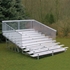 Picture of Jaypro 15 ft. Bleacher 10 Row Single Foot Plank with Guard Rail