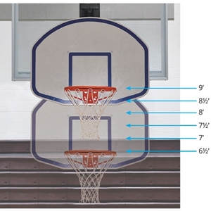 Picture of Jaypro Little Champ Easy Adjust Backboard Adapter