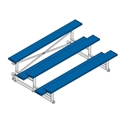 Picture of Jaypro 3 Row Single Foot Plank Tip & Roll Powder Coated Bleachers