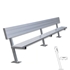Picture of Jaypro Player Benches with Seat Back Surface Mount