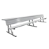 Picture of Jaypro Player Benches with Seat Back and Shelf Portable