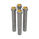 Picture of Set of 4 Ground Sleeves for 2-7/8" up to 3" O.D. x 36" with Brass Screw Cap LA-8302-36-4B