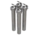Picture of Set of 4 Ground Sleeves for 2-7/8" up to 3" O.D. x 36" with Hinged Cap LA-8302-36-4H