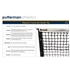 Picture of Putterman Double Top Tapered Signature Tennis Net