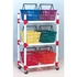 Picture of DuraCart Basket Cart with Rainbow Baskets