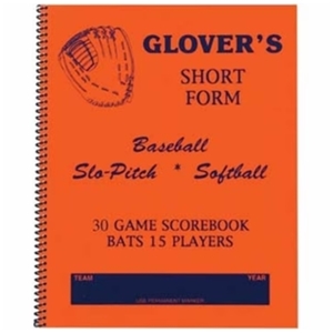 Picture of Glover's Baseball Softball Short Form Scorebook