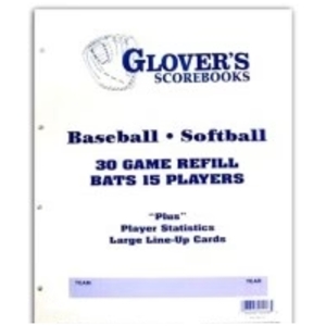 Picture of Glovers Baseball Softball Refill Scoresheet