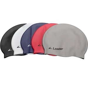 Picture of Leader Match Nylon Spandex Swim Cap