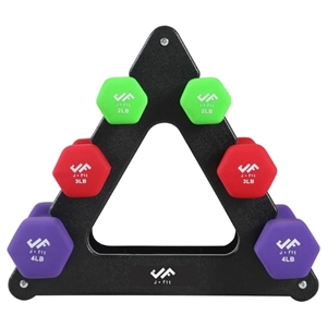 Picture of JFIT Dumbbell Sets with Storage Rack