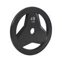 Picture of FIT 45 Lb Rubber Bumper Plate  J-RBP45