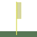 Picture of Jaypro 12 ft. Collegiate Baseball/Softball Semi-Permanent Yellow Foul Poles