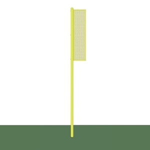 Picture of Jaypro Collegiate 15 ft. Yellow Baseball/Softball Surface Mount Foul Poles