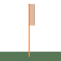 Picture of Jaypro Collegiate 15 ft. Softball Semi-Permanent Foul Poles