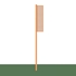 Picture of Jaypro Collegiate 15 ft. Softball Semi-Permanent Foul Poles