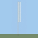 Picture of Jaypro Collegiate 20 ft. Softball Semi Permanent Foul Poles