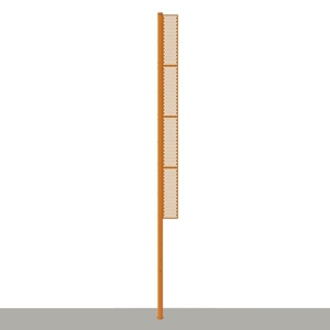 Picture of Jaypro 30 ft. Softball Professional Semi Permanent Foul Poles