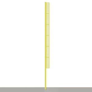 Picture of Jaypro Professional 40 ft. Baseball Surface Mount Yellow Foul Poles