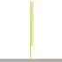 Picture of Jaypro Professional 40 ft. Baseball Surface Mount Yellow Foul Poles
