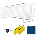 Picture of Jaypro Nova World Cup Soccer Goal Package with Black/White Net