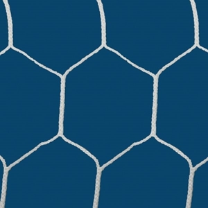 Picture of Jaypro 5 1/2 in. Hex - 5mm Mesh Soccer World Classic White Goal Box Nets
