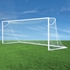 Picture of Jaypro White 7 ft. H x 21 ft. W x 3 ft. B x 8 ft. D Club Soccer Goal Nets