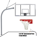 Picture of Gooseneck 72 in. Acrylic Backboard - Flex Rim Goal 656-AC-FR