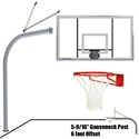 Picture of Gooseneck  72 in. Acrylic Backboard - Super Goal 656-AC-SG