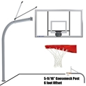 Picture of Gooseneck 72 in. Acrylic Backboard - Playground Goal 656-AC-UG